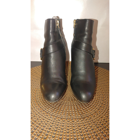 Dana Buchman Dupont Leather Booties Size 6.5M - Picture 2 of 8
